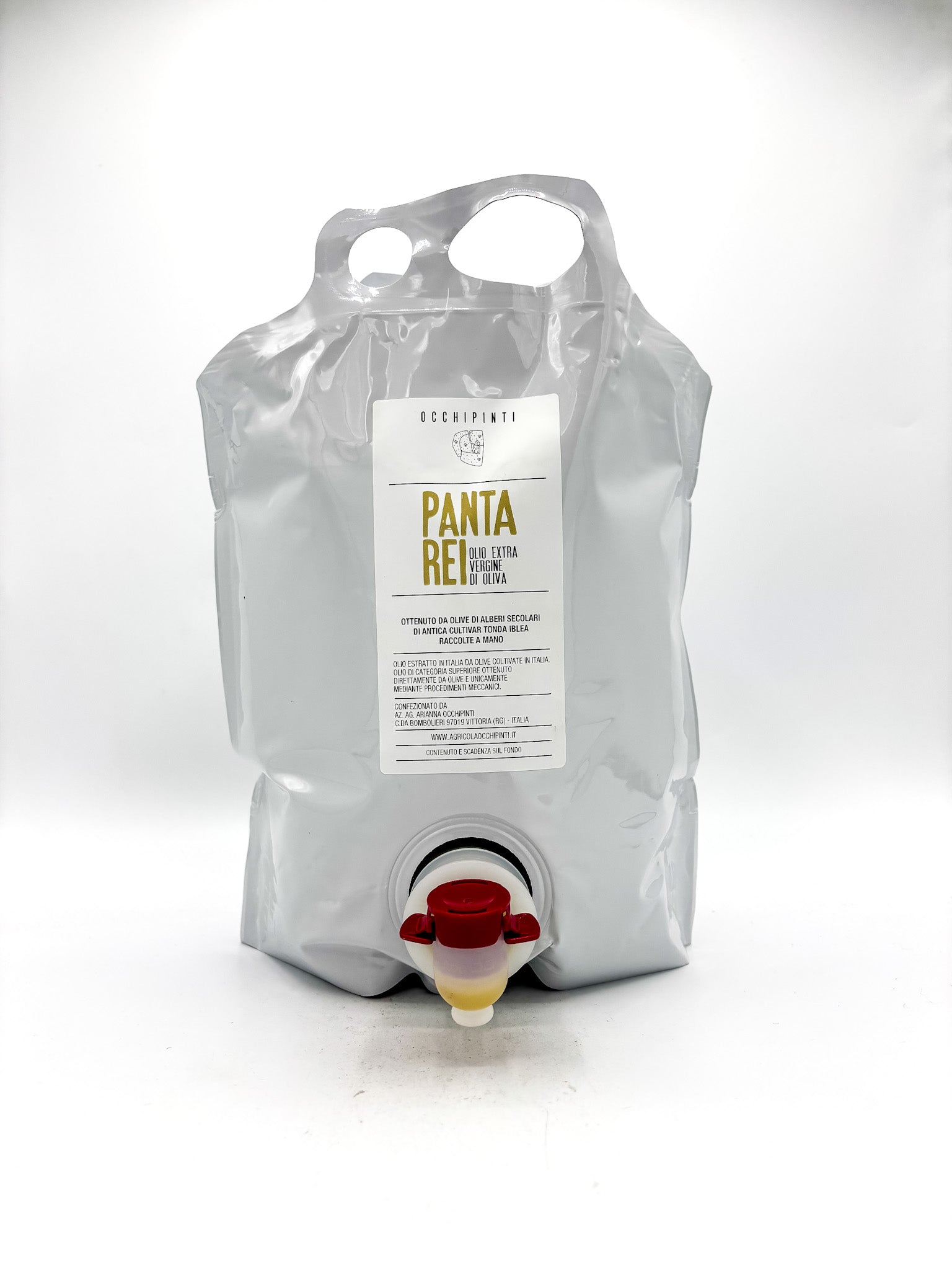 Andrea Occhipinti, Pantarei Olive Oil Pouch (3L)