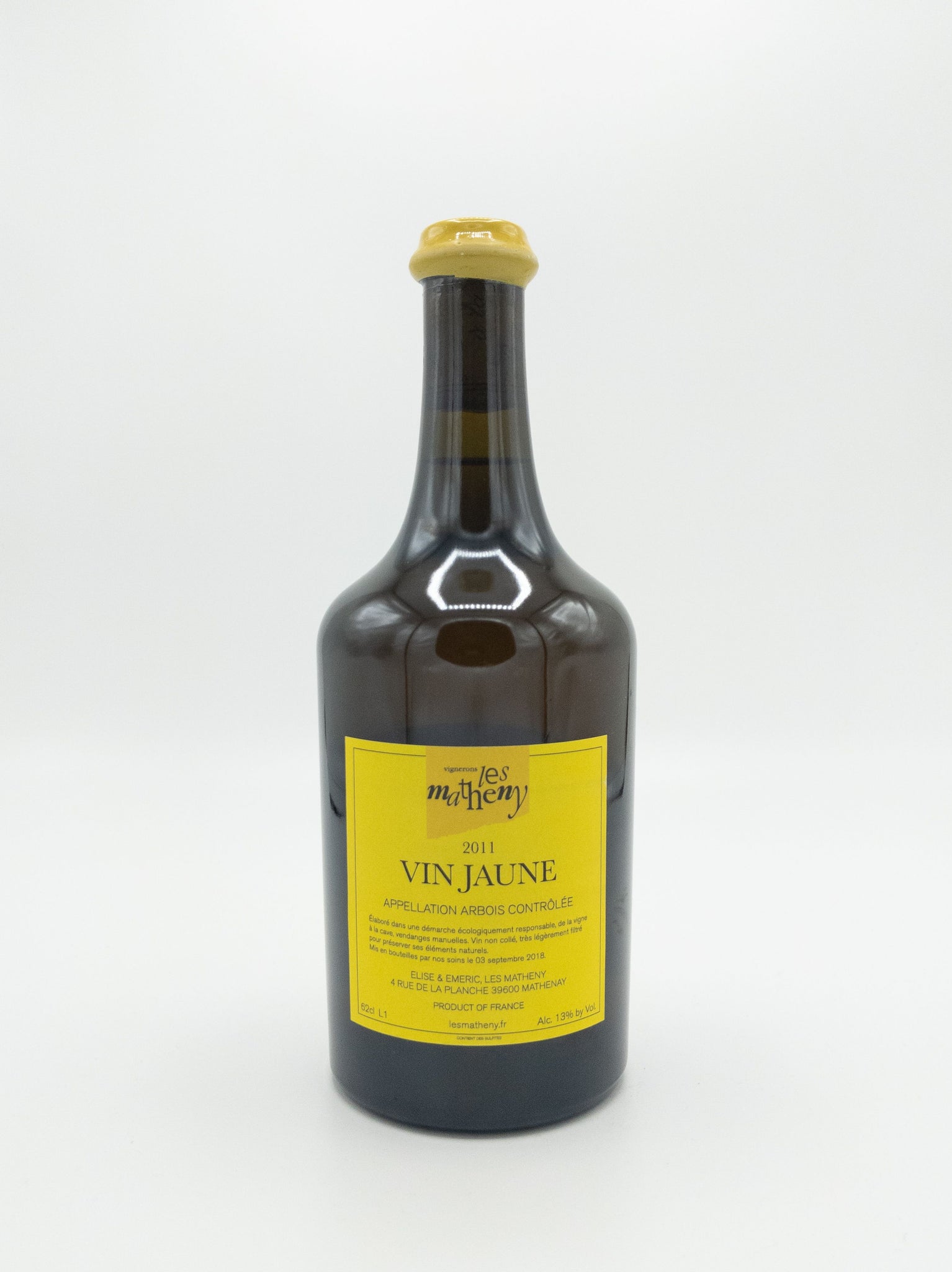 Les Matheny 'Vin Jaune' 2011 (620 ml)